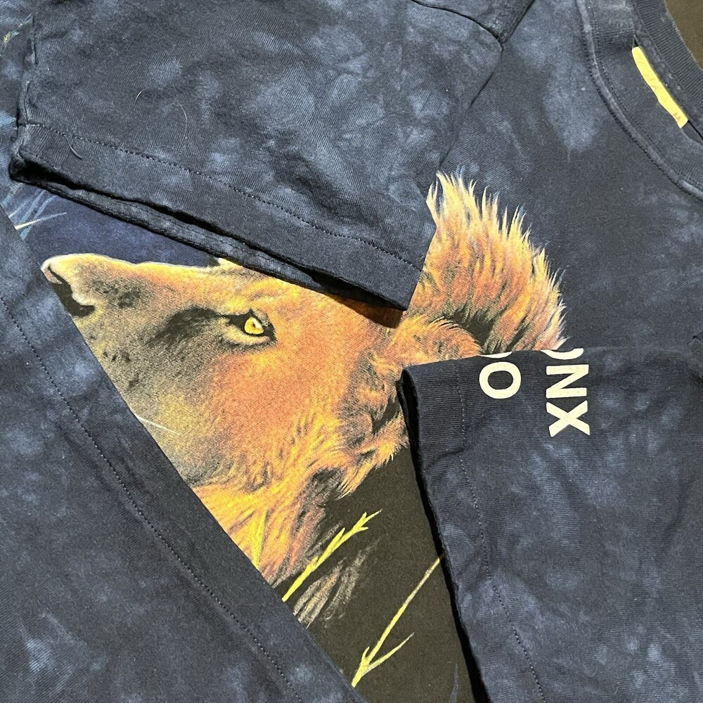 Vintage Mountain Lion Shirt The Bronx Zoo Wu Tang ODB Tie Dye Grateful Dead NYC - Picture 2 of 11